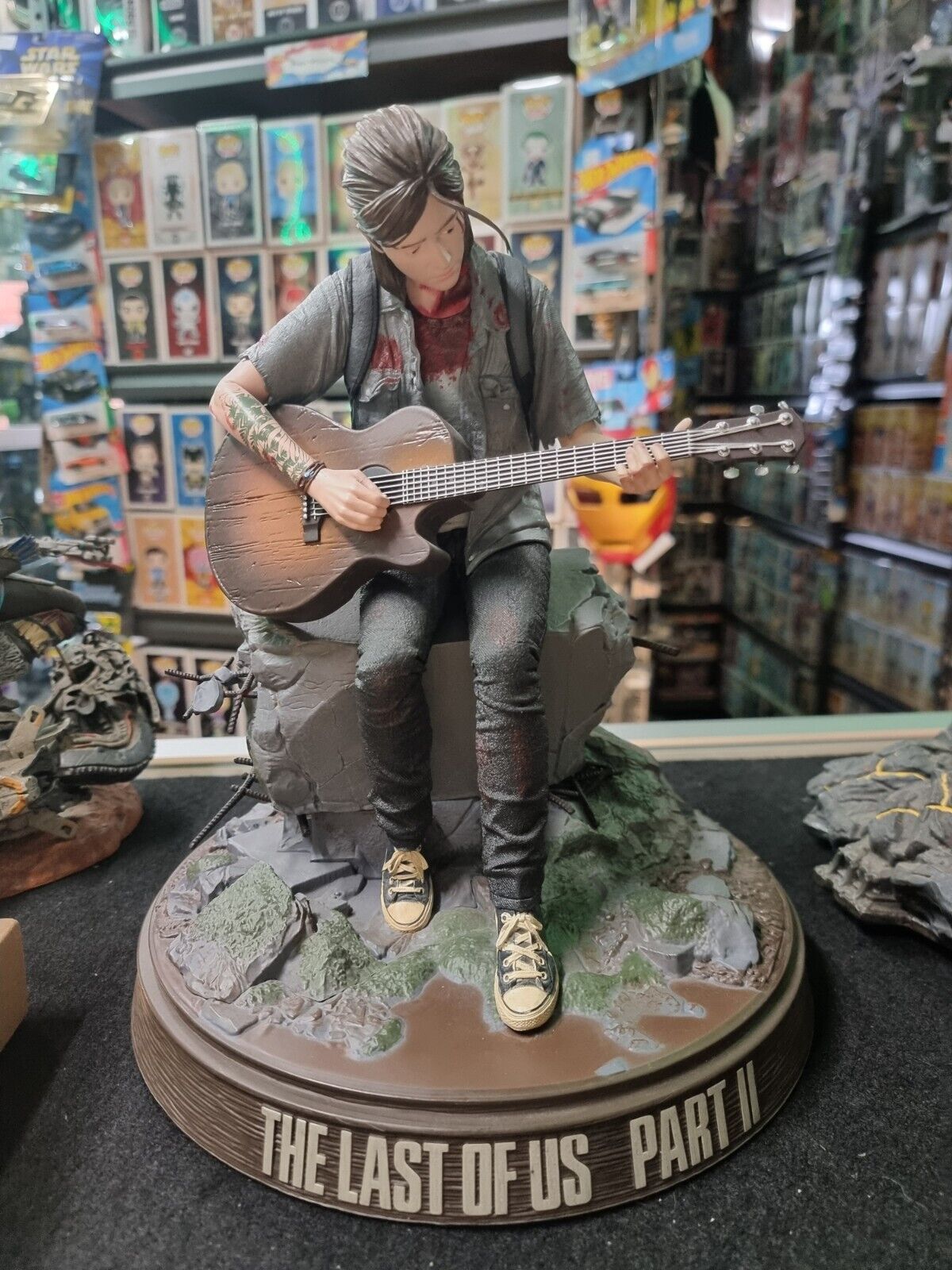 The Last Of Us Part II 2 Official Collectors Edition Ellie Statue Figure NO store GAME