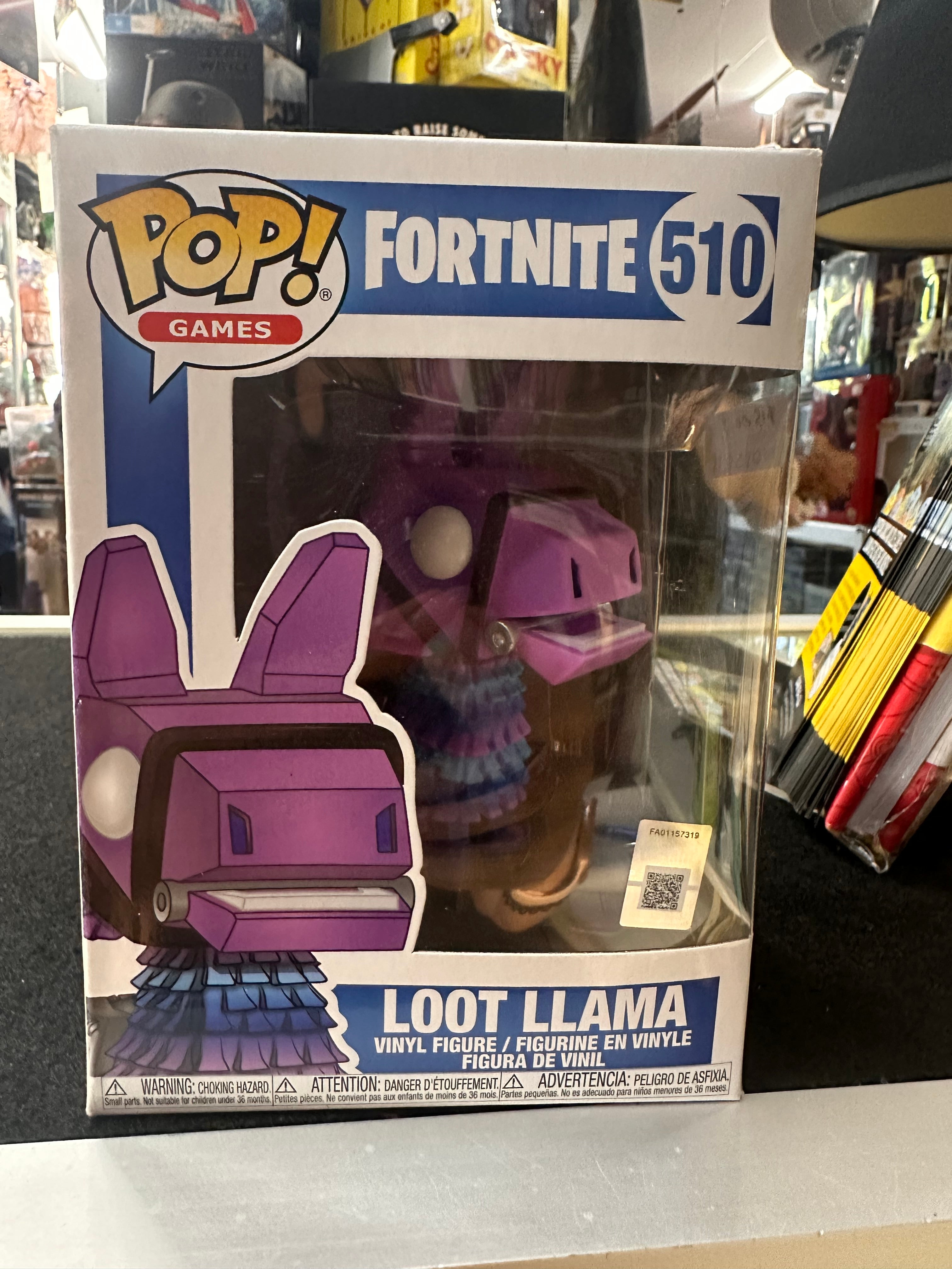 Fornite Loot Llama Funko Pop 510 Captain Comics And Collectables Pty Ltd