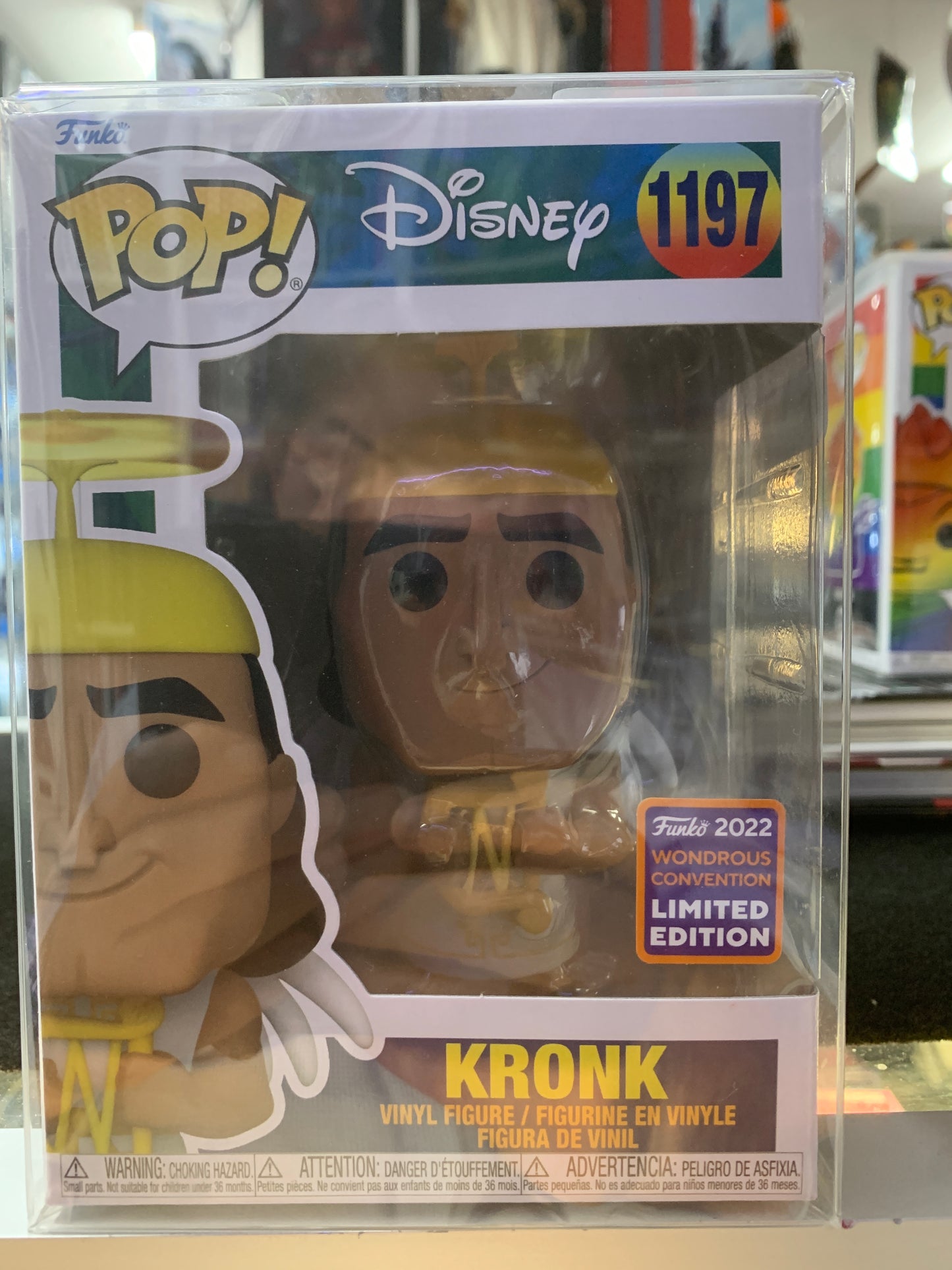 Pop funko Disney 1197 Kronk with protective case