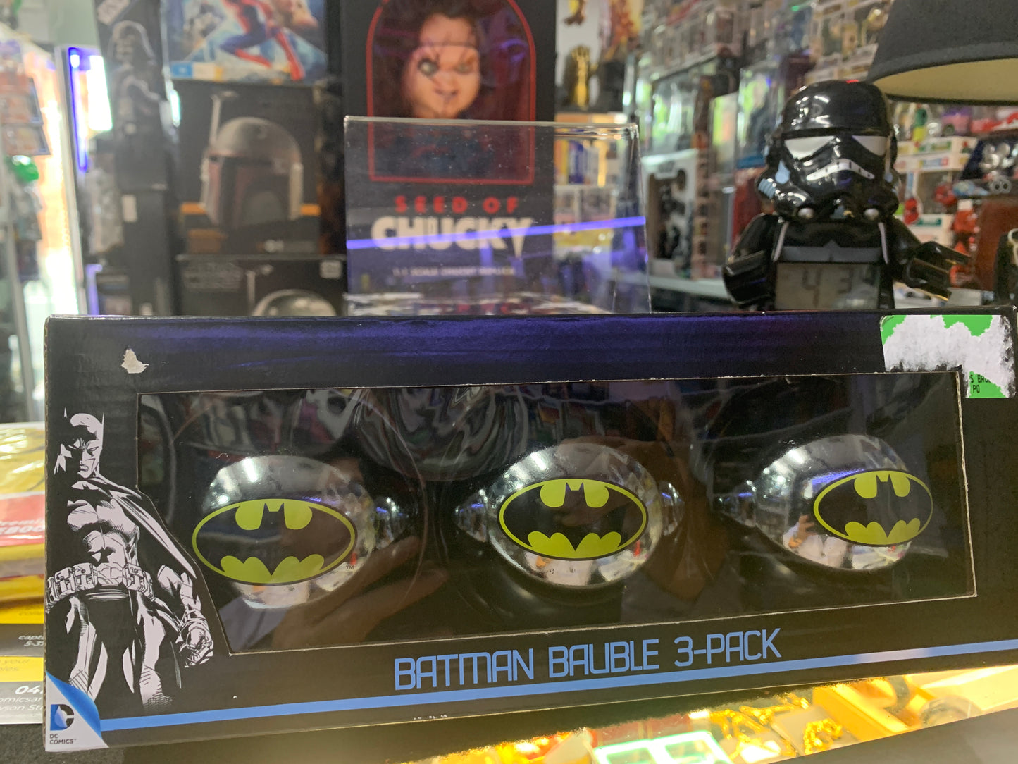 Batman 3 pack Christmas balls