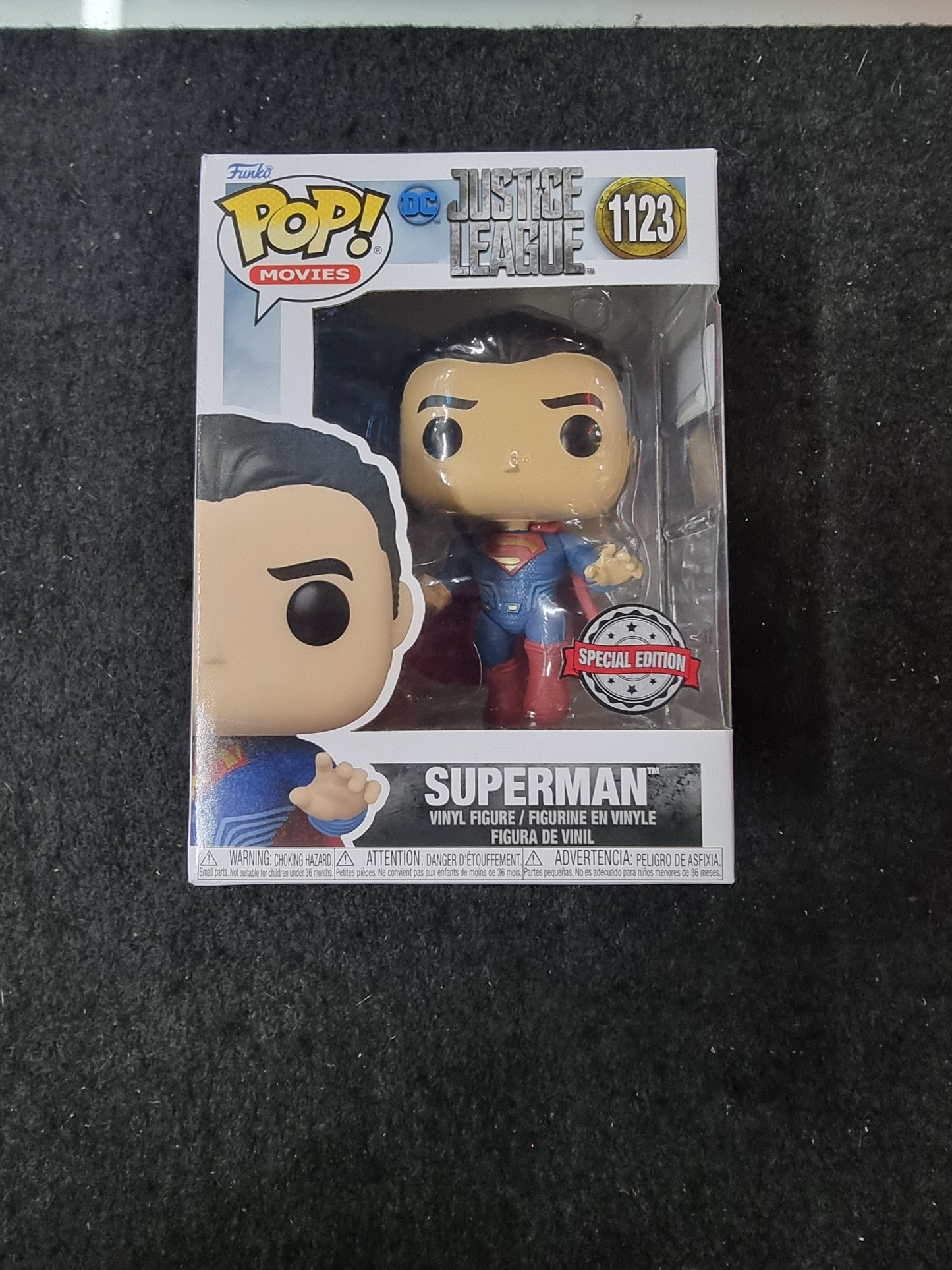 FUNKO POP DC JUSTICE LEAGUE SUPERMAN SPECIAL EDITION #1123