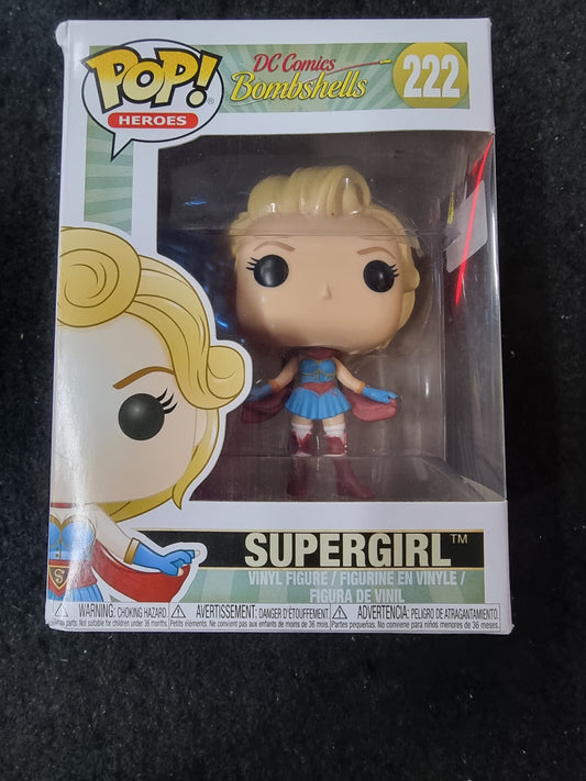 FUNKO POP DC COMICS BOMBSHELL SUPERGIRL #222