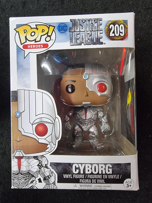 FUNKO POP DC JUSTICE LEAGUE CYBORG #209