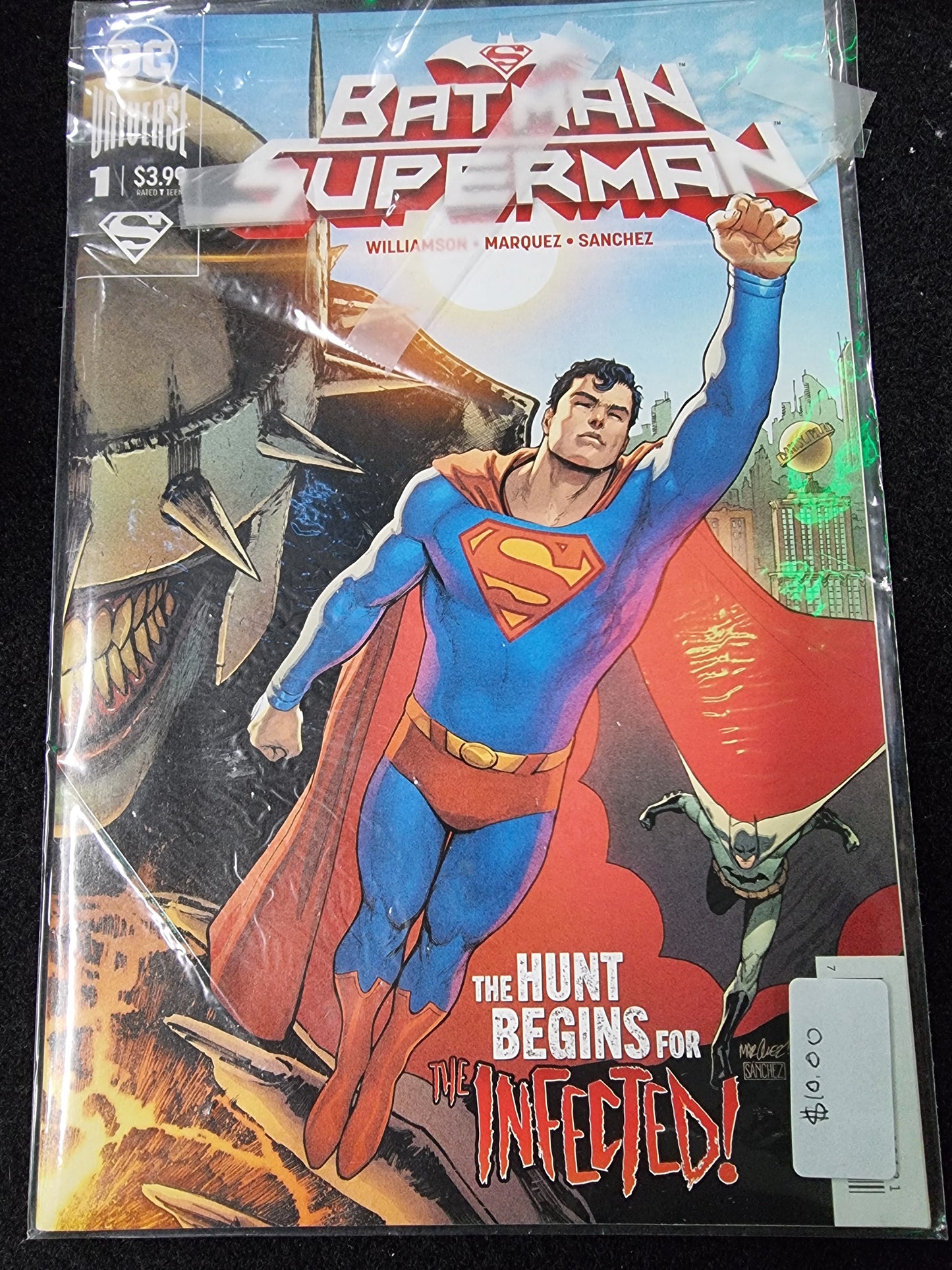 DC UNIVERSE BATMAN SUPERMAN THE HUNT BEGINS FOR THE INFECTED #1