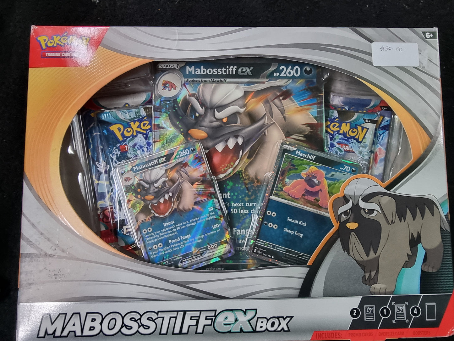 POKEMON MABOSSTIFF EX TRADING CARD GAME