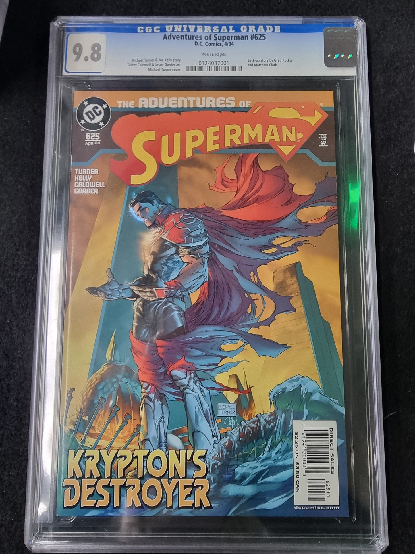 DC THE ADVENTURES OF SUPERMAN #625 CGC 9.8