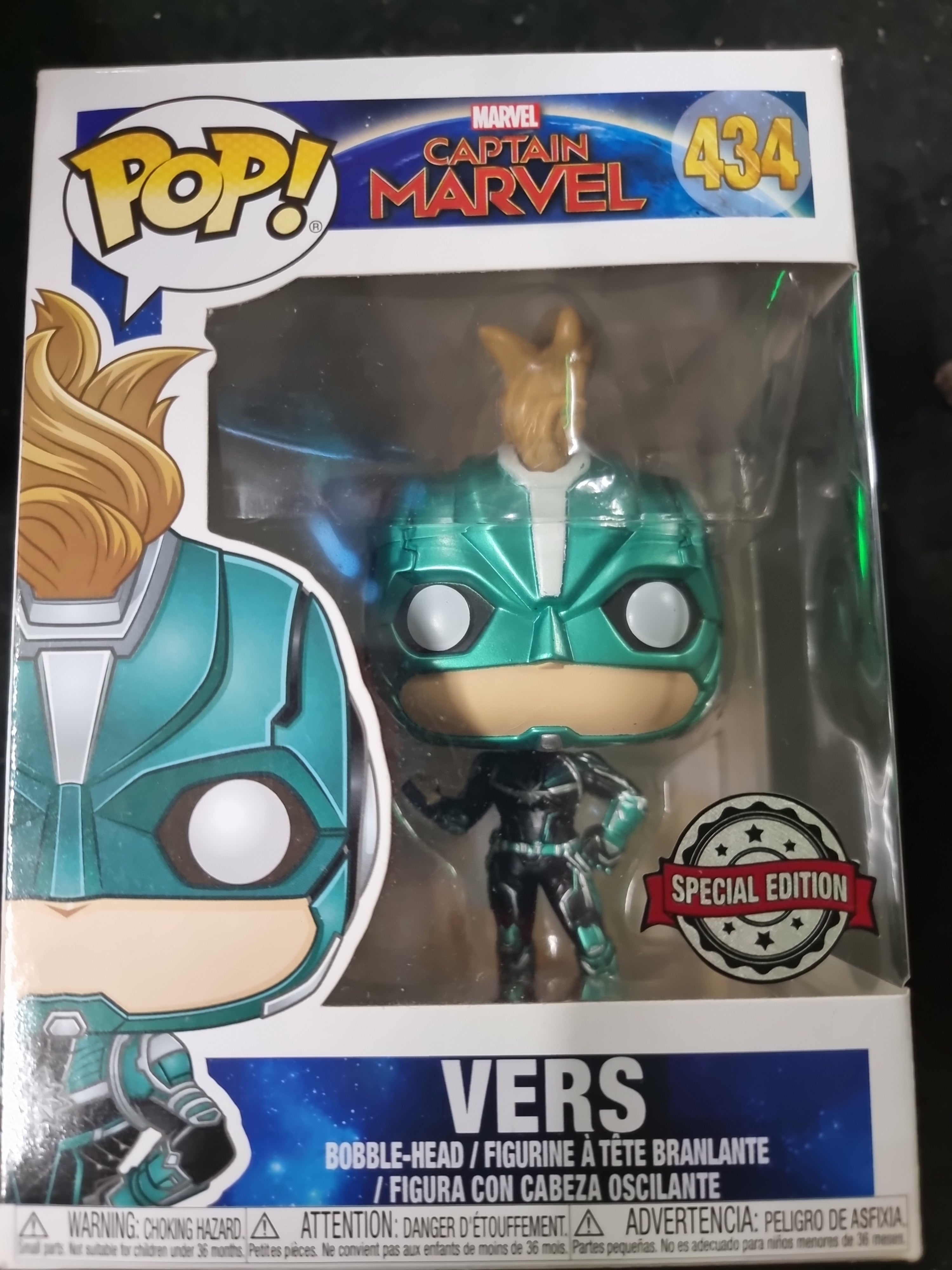 FUNKO POP CAPTAIN MARVEL VERS SPECIAL EDITION #434 – Captain Comics and ...