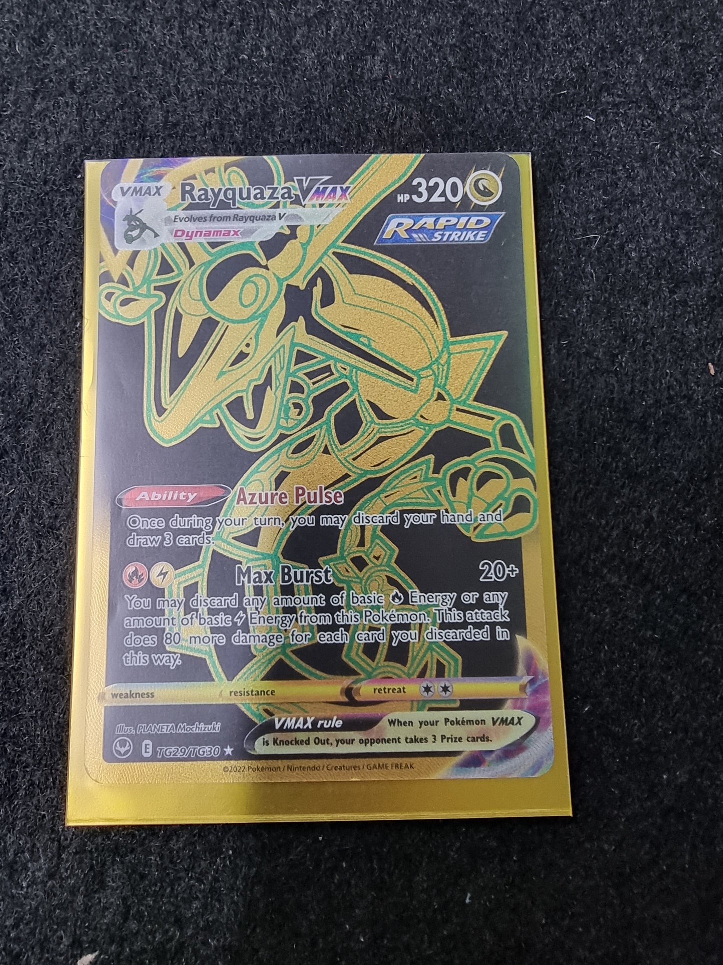 Pokemon RAYQUAZA VMAX TG29/TG30 Silver Tempest SECRET RARE FULL ART