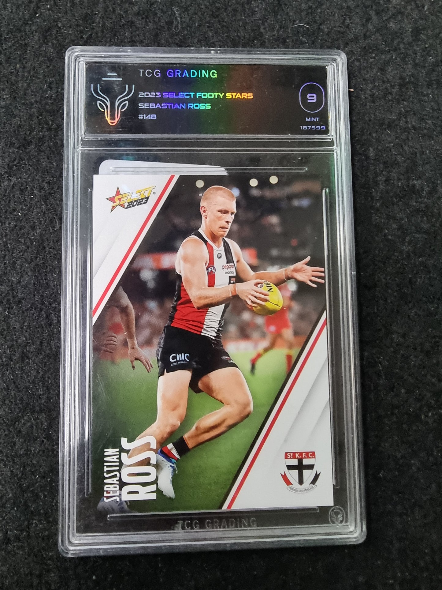 2023 Select AFL Footy Stars St Kilda Saints Sebastian Ross #148 TGC GRADING 9