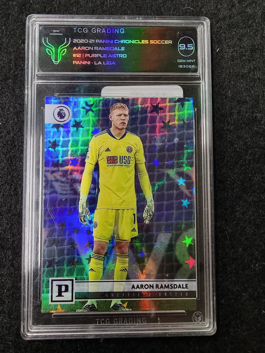 2020-21 Chronicles EPL AARON RAMSDALE Panini Base Bronze #12 TGG GRADING 9.5