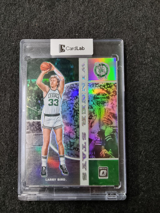 2019-20 Donruss Optic Winner Stays Lime Green /#11 Larry Bird