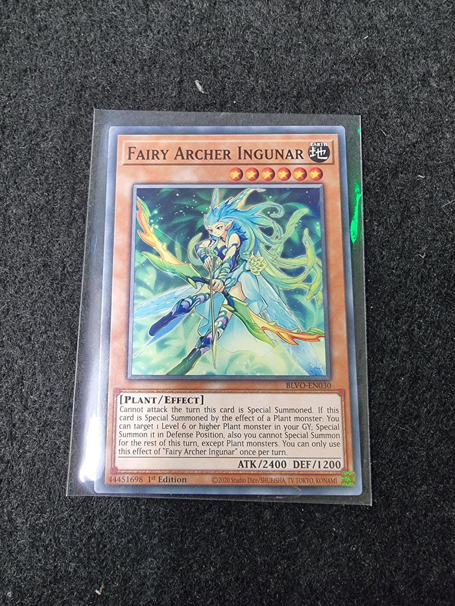 YuGiOh - Blazing Vortex - Fairy Archer Ingunar - BLVO-EN030 - Common