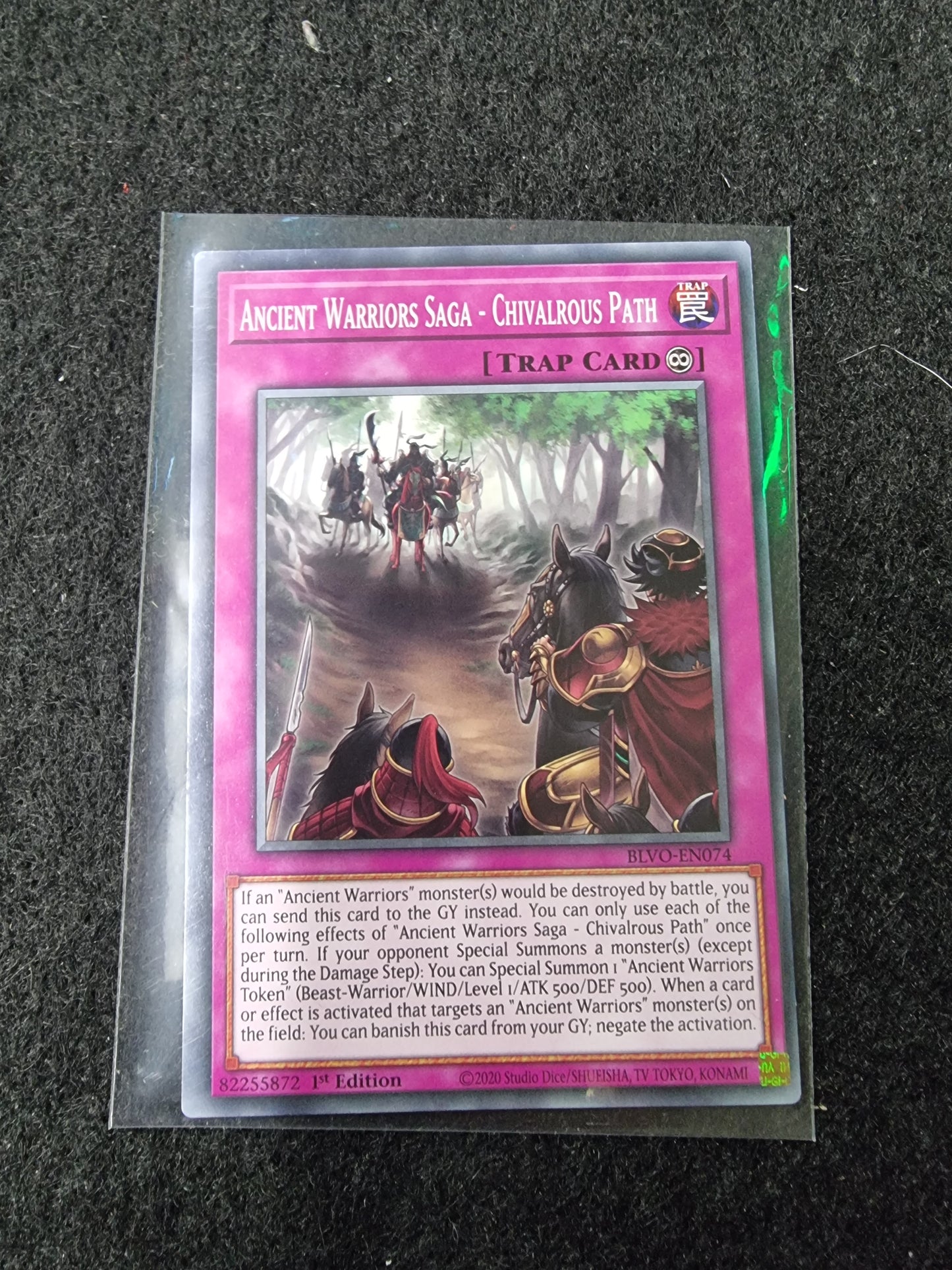 Yugioh! Ancient Warriors Saga - Chivalrous Path - BLVO-EN074 - Common - 1st Edit