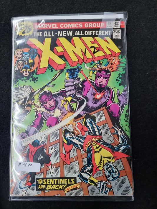 X-Men No. 98 Unofficial DC Crossover 1st Cameo Amanda Sefton Bronze 1976 VF/VF+