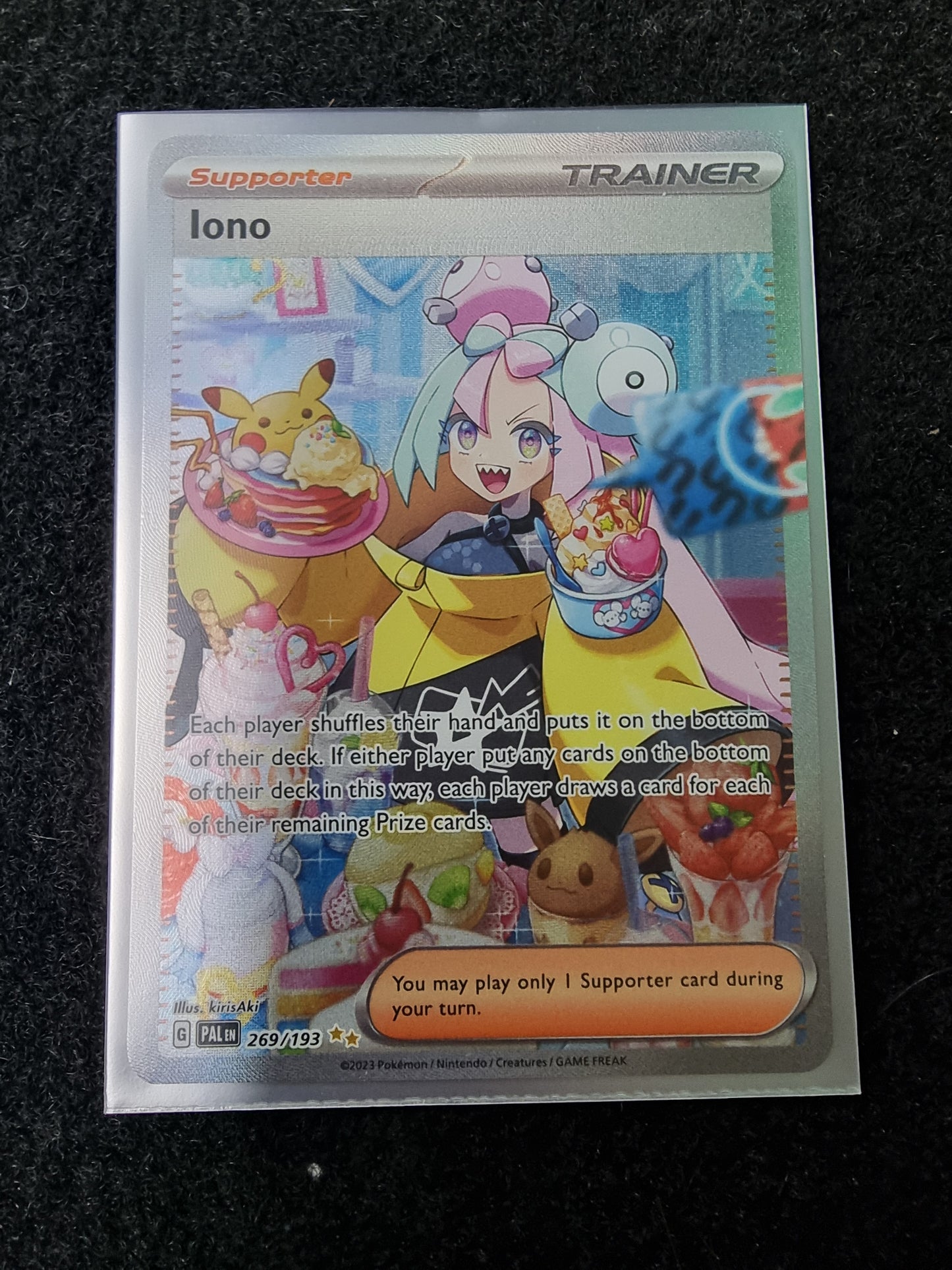 Pokémon TCG Iono Scarlet & Violet - Paldea Evolved 269/193 Holo Special...