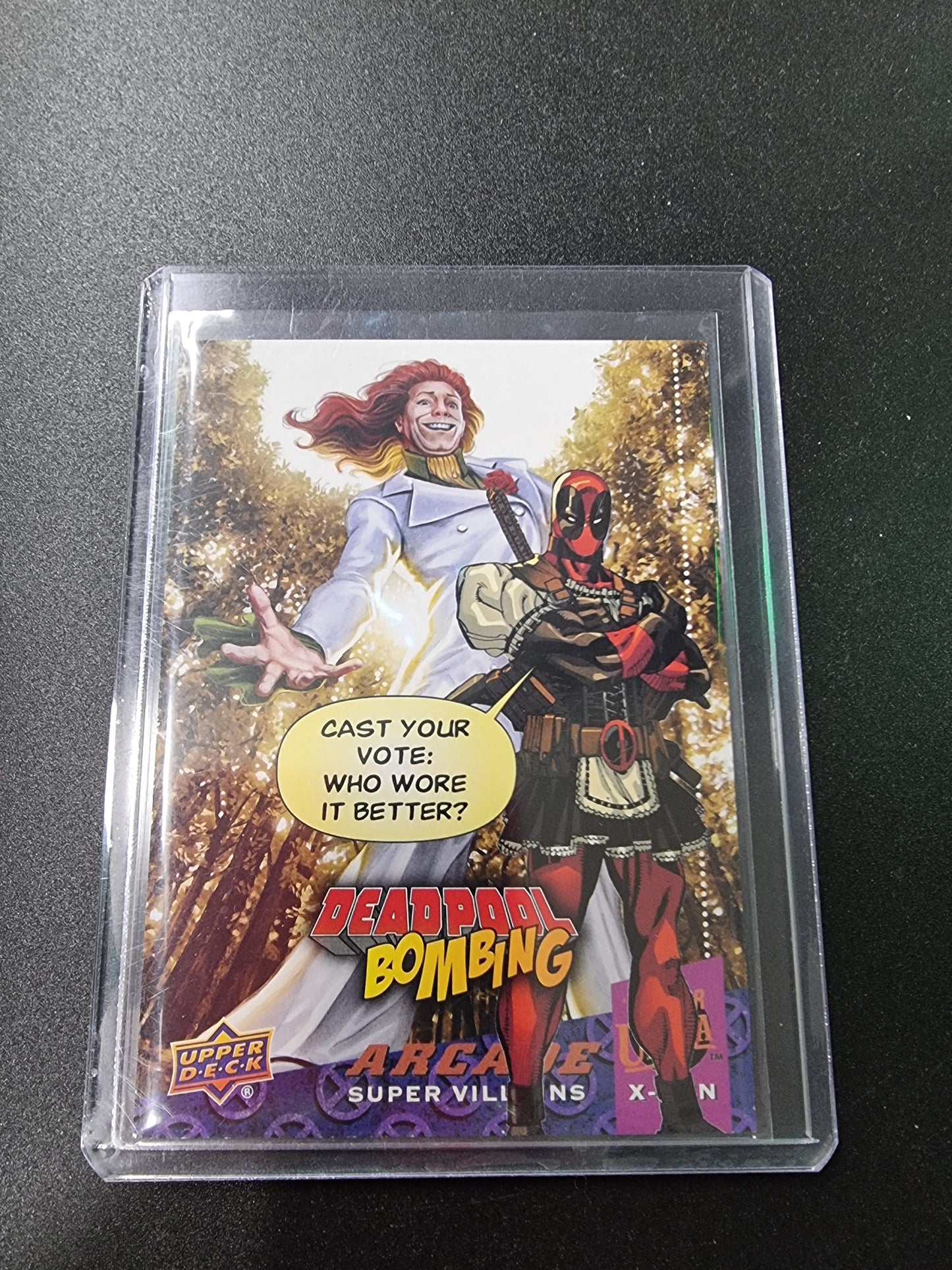 2019 UPPER DECK MARVEL DEADPOOL BOMBING DB-5 INSERT CARD ARCADE