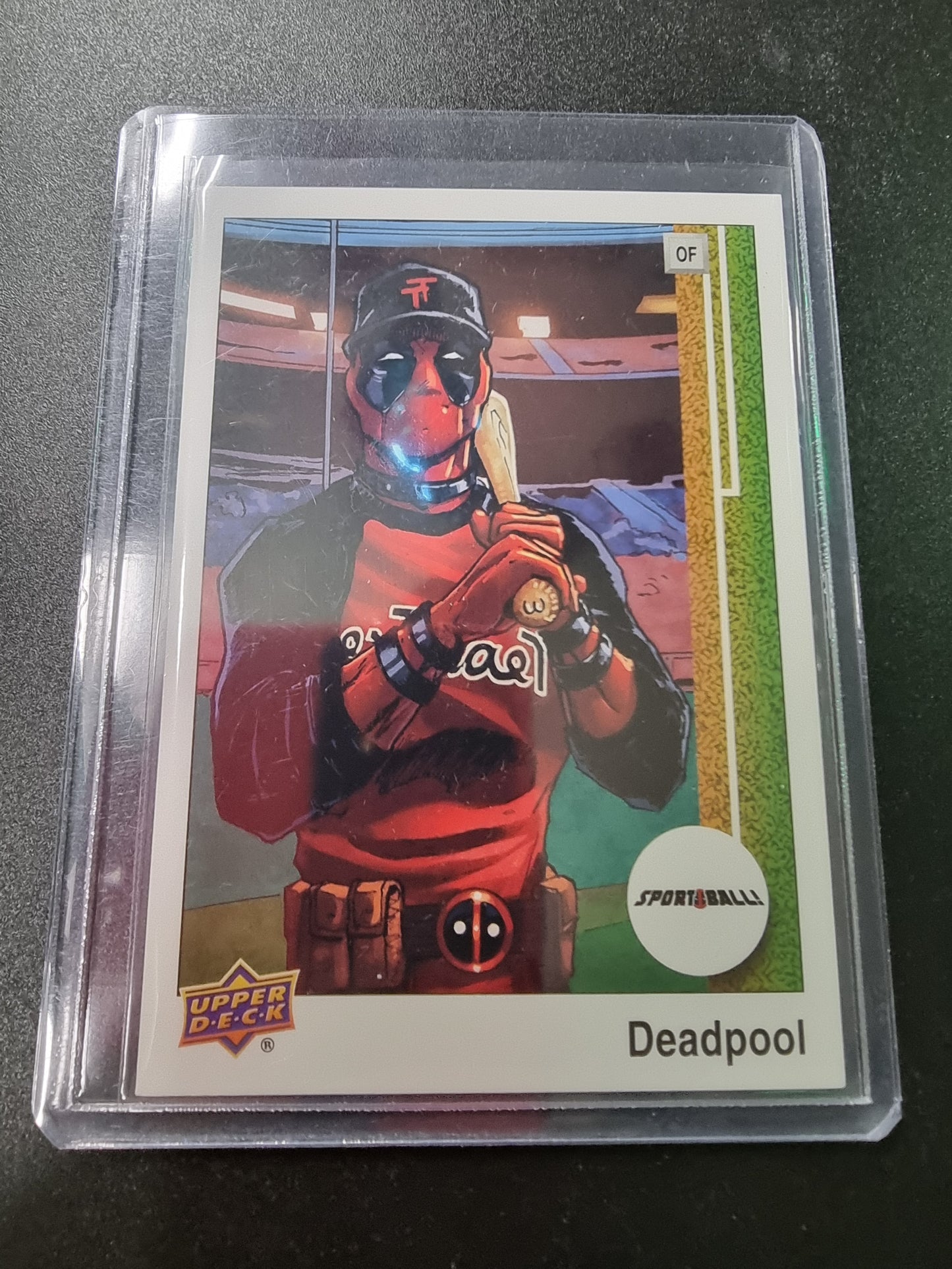 2019 UD Marvel DEADPOOL Sport Ball 2 Parody