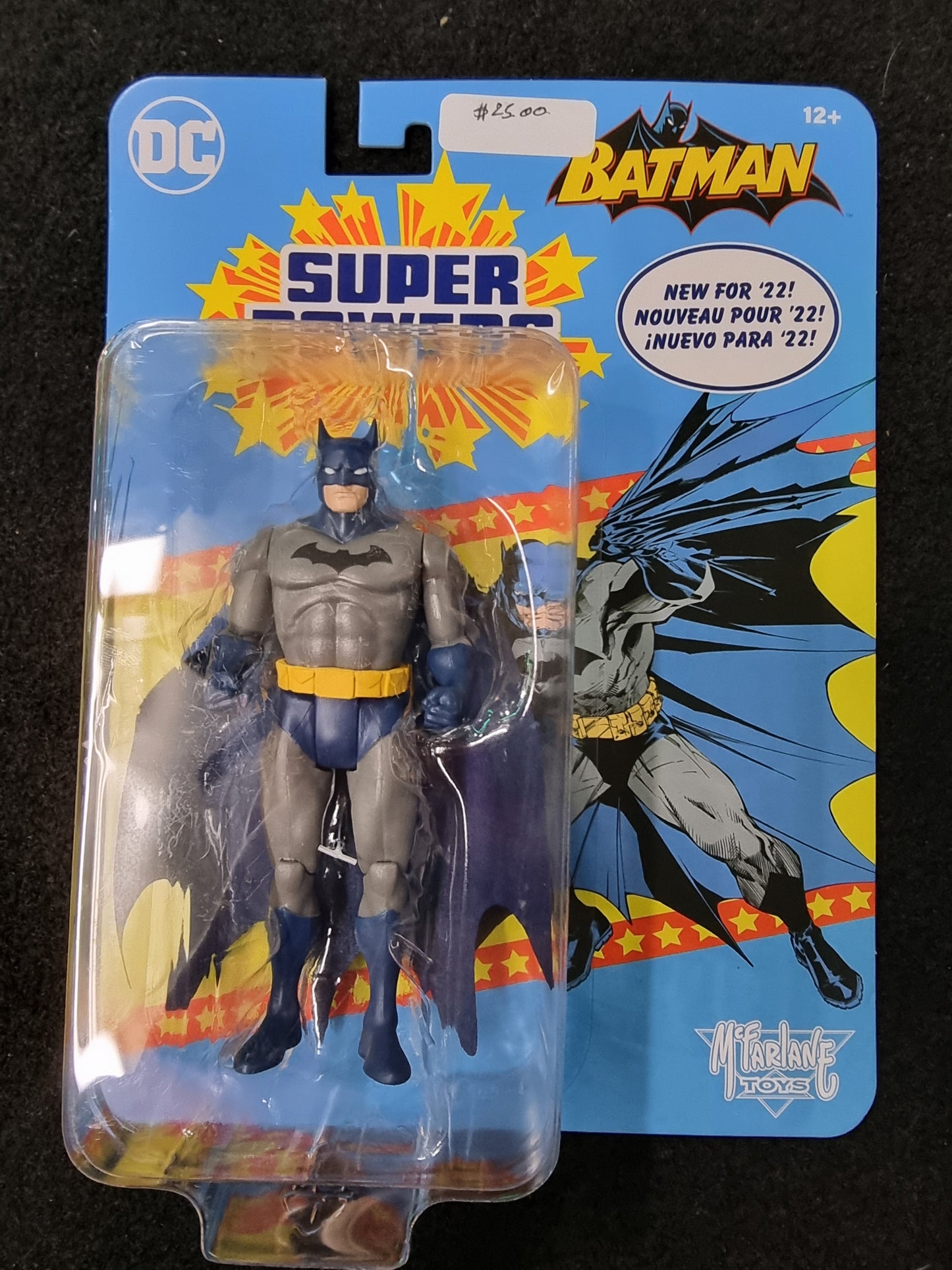 DC SUPER POWERS BATMAN ACTION FIGURE (GREY)