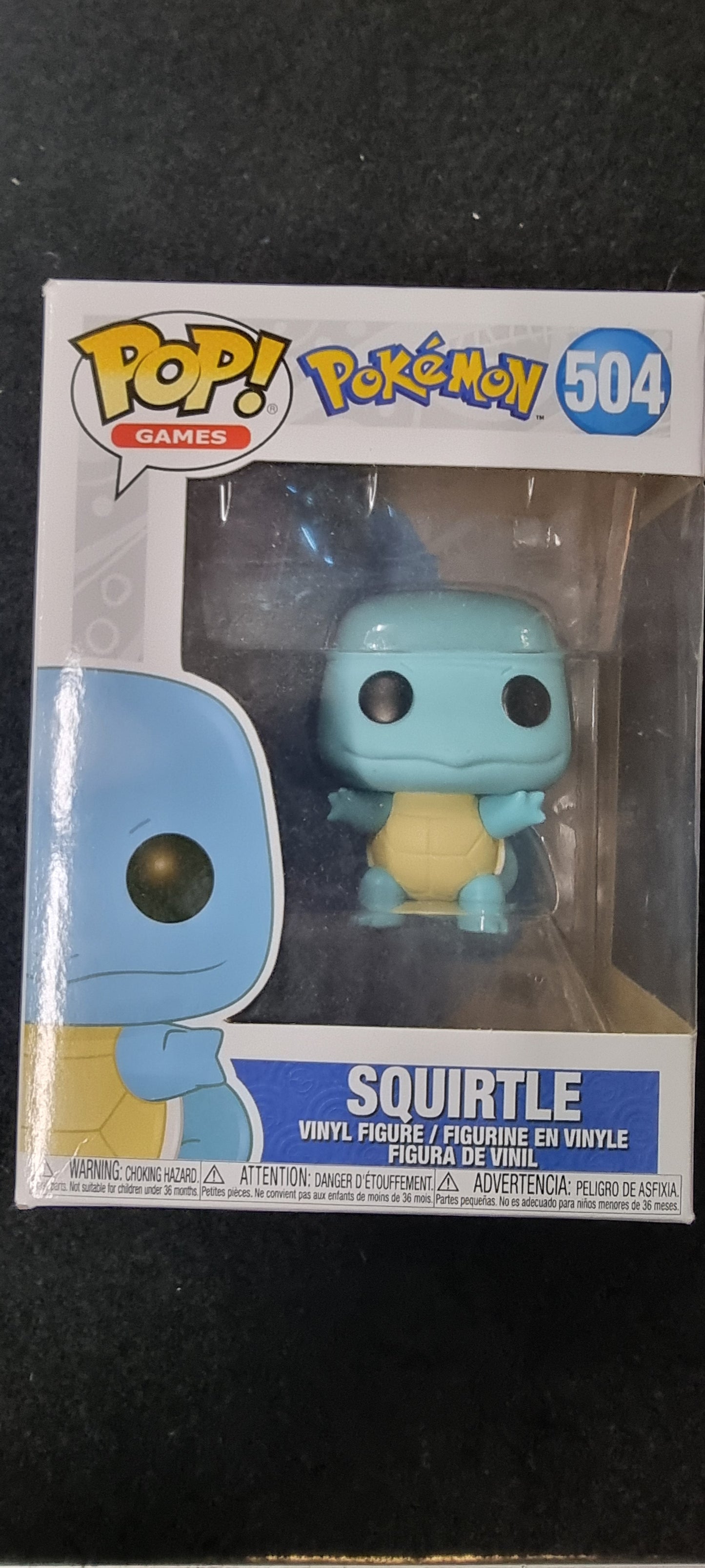 FUNKO POP POKEMON SQUIRTLE #504