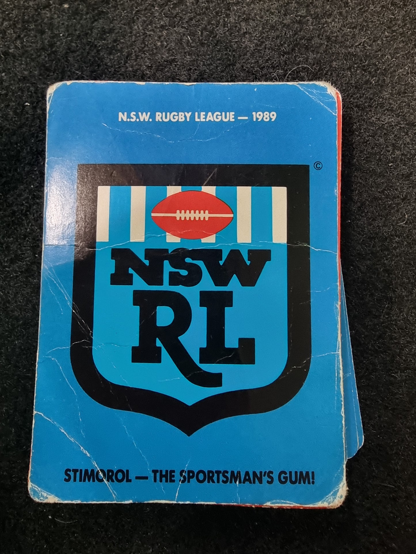 1989 STIMOROL SCANLENS NSW RL, Mixed Card Lot