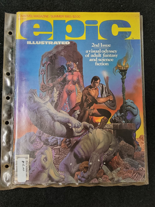 A MARVEL MAGAZINE/ SUMMER 1980 EPIC ILLUSTRATED 2ND ISSUE