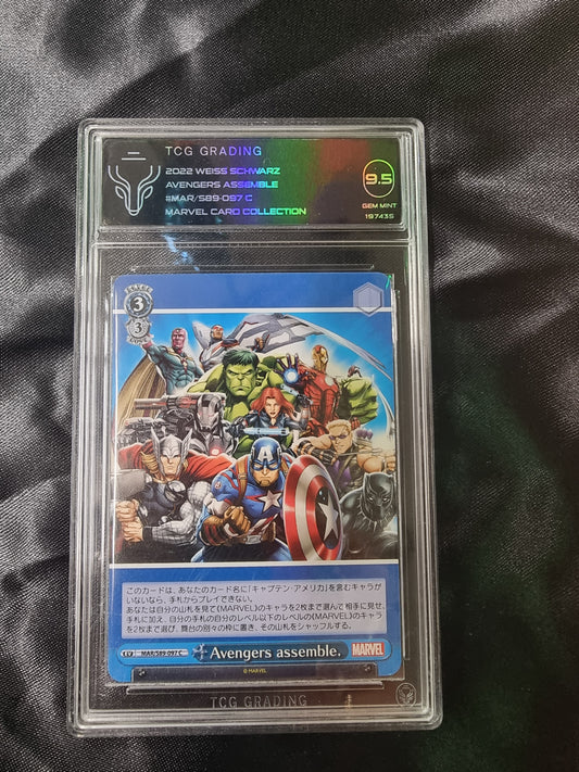 Avengers Assemble Weiss Schwarz Marvel MAR/S89-097 Japanese TCG 9.5 GEM, Mint