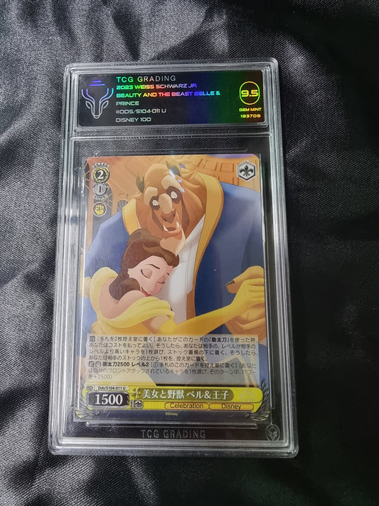 2023 Weiss Schwarz (JP) #11 Beauty & the Beast B&P Disney 100 Years TGC 9.5/ GEM