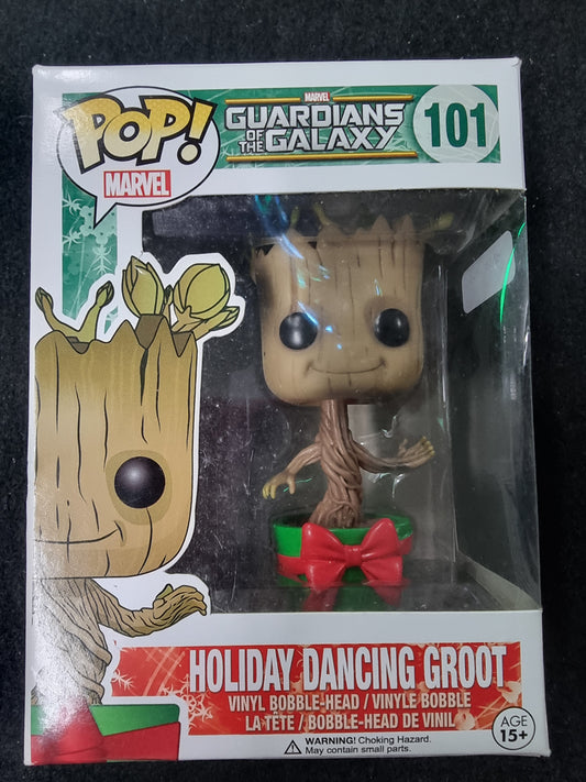 FUNKO POP MARVEL GUARDIANS OF THE GALAXY HOLIDAY DANCING GROOT #101