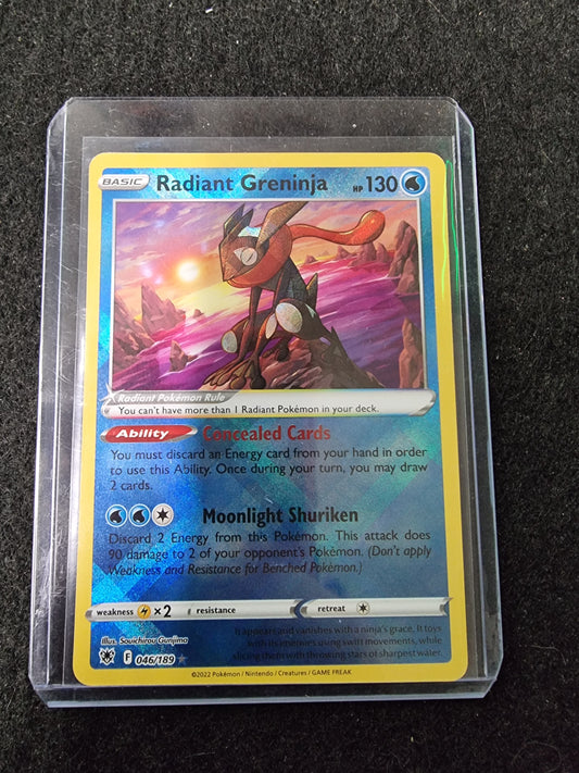 Pokémon TCG Radiant Greninja Astral Radiance 046/189 Holo Radiant Rare