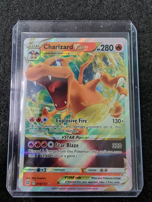 Pokémon TCG Charizard VSTAR Brilliant Stars 018/172 Holo Ultra Rare