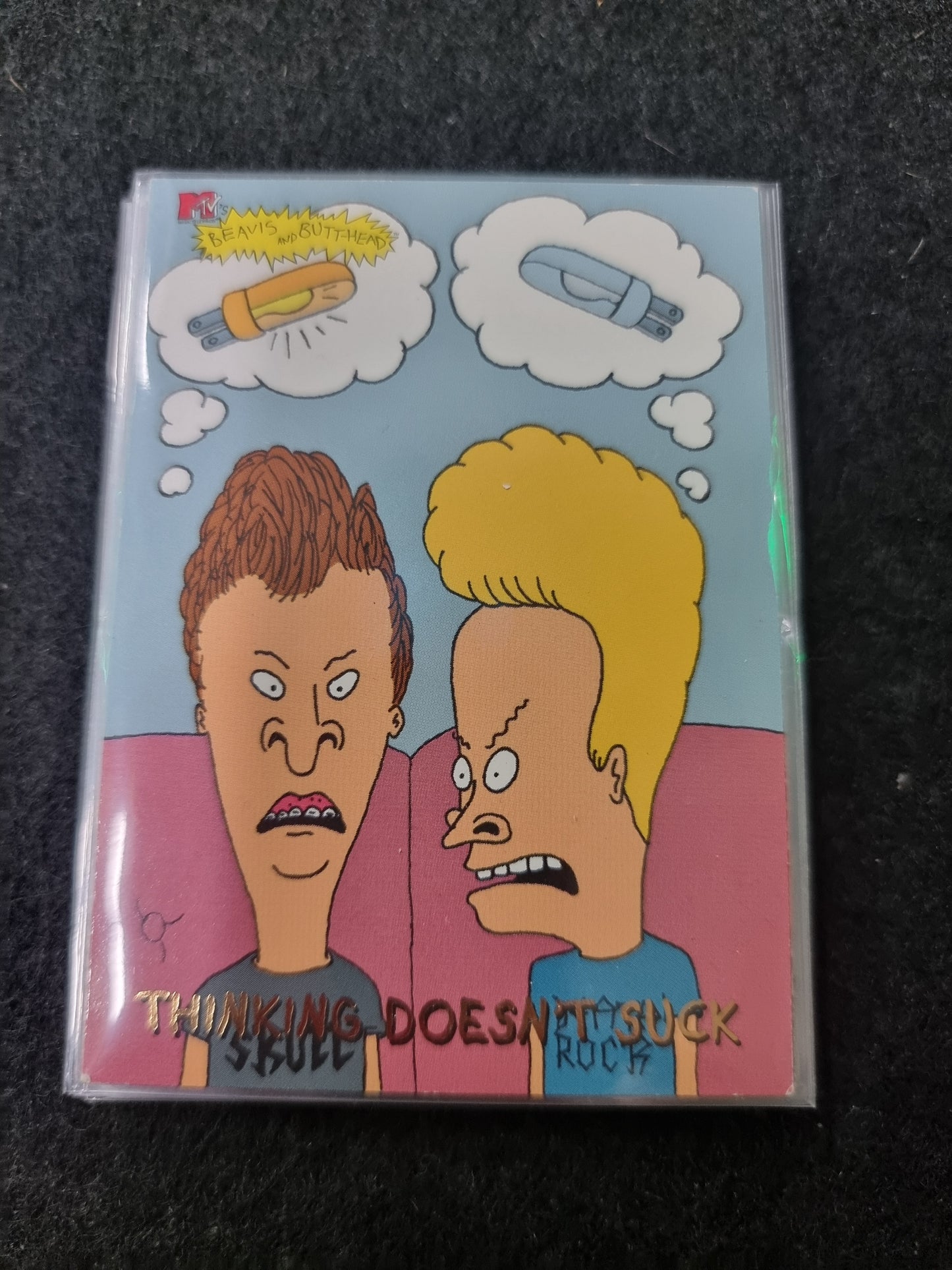 1994 Fleer EUROPE Beavis Butthead Thinking Doesnt Suck Mixed Card Lot