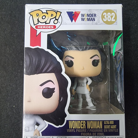 FUNKO POP WW84 WONDER WOMAN ULTRA MOD SECRET AGENT #382