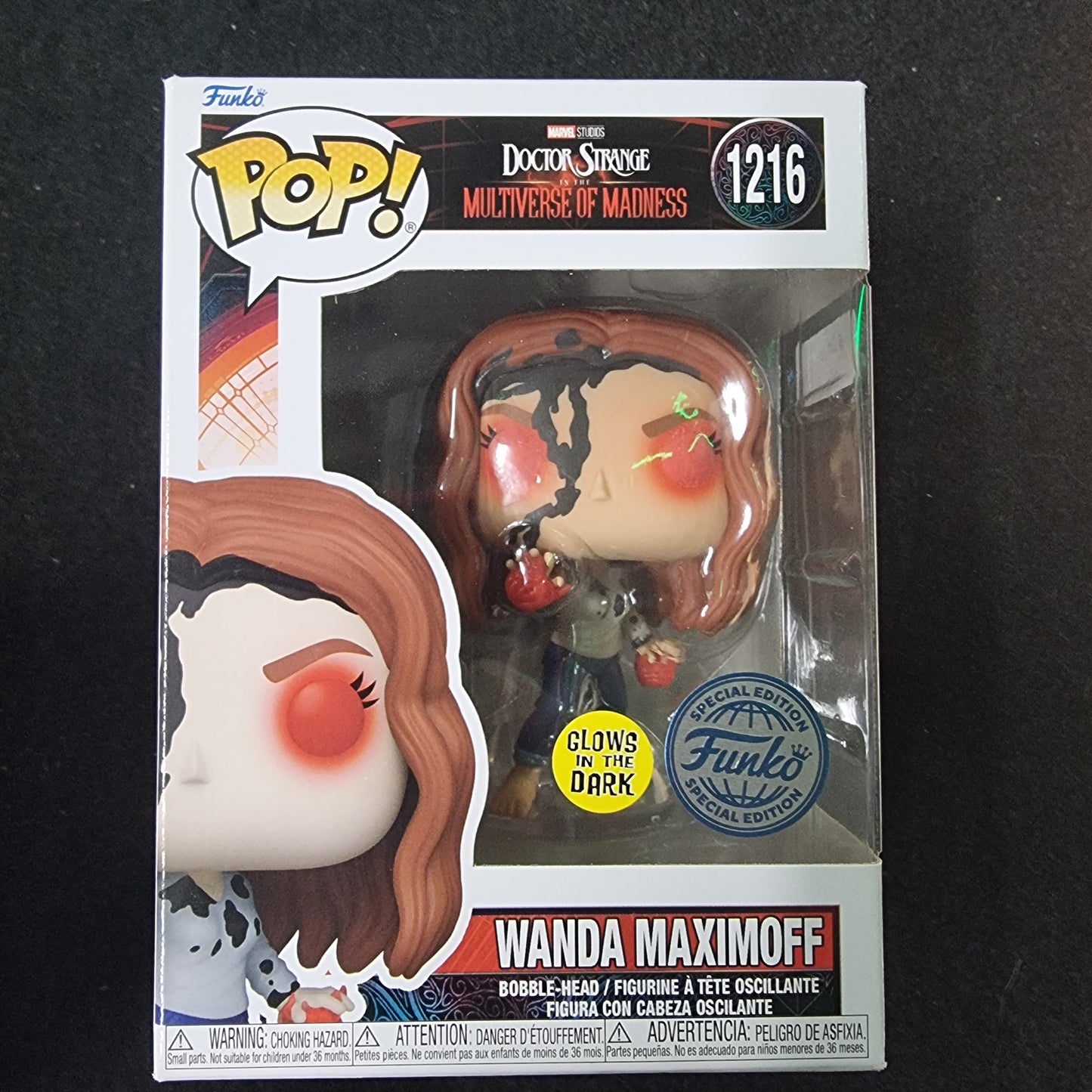 FUNKO POP MARVEL DOCTOR STRANGE MULTIVERSE OF MADNESS WANDA MAXIMOFF SPECIAL EDITION #1216