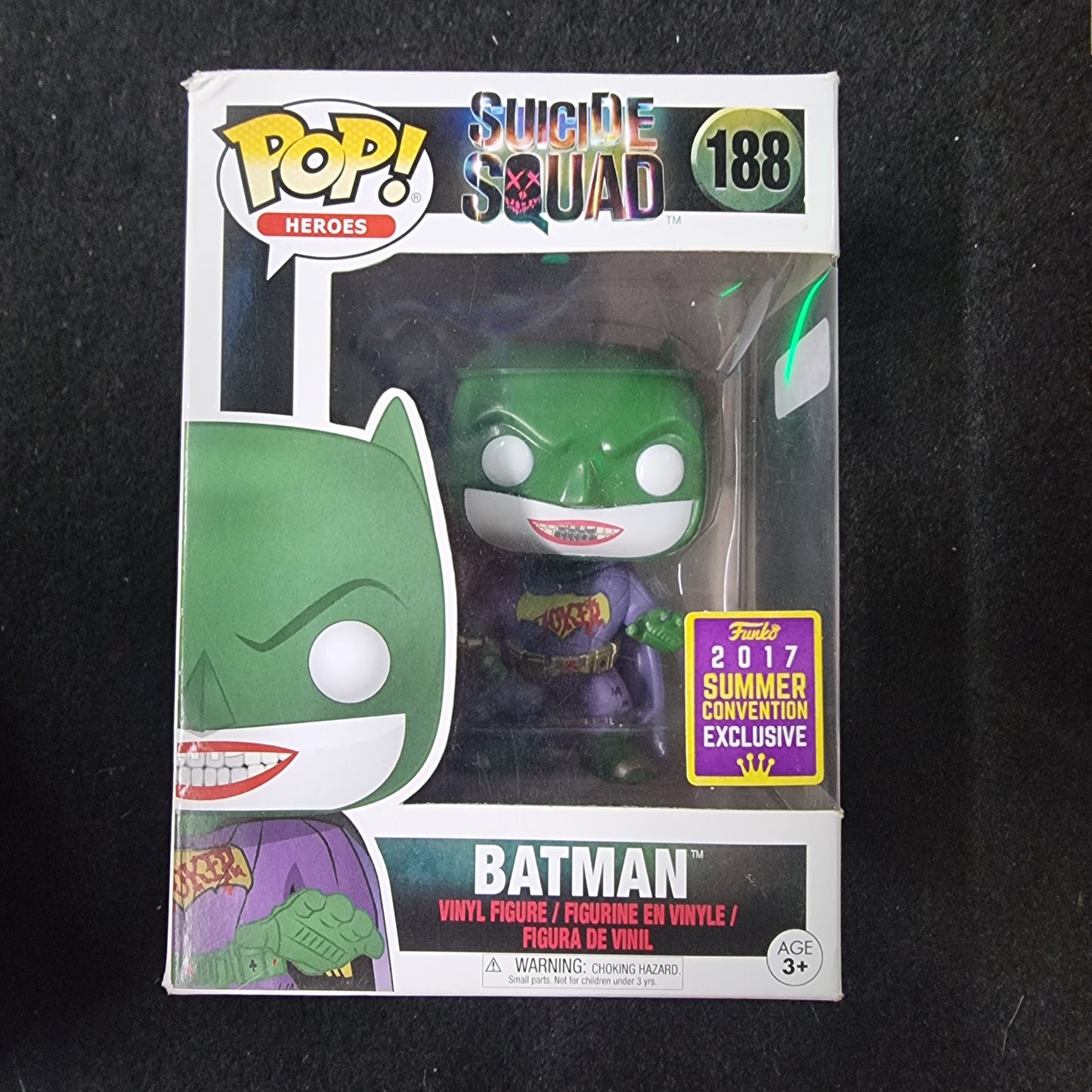 FUNKO POP SUICIDE SQUAD BATMAN SUMMER CONVENTION 2017 # 188