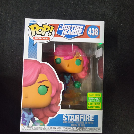 FUNKO POP JUSTICE LEAGUE STARFIRE LIMITED EDITION #438