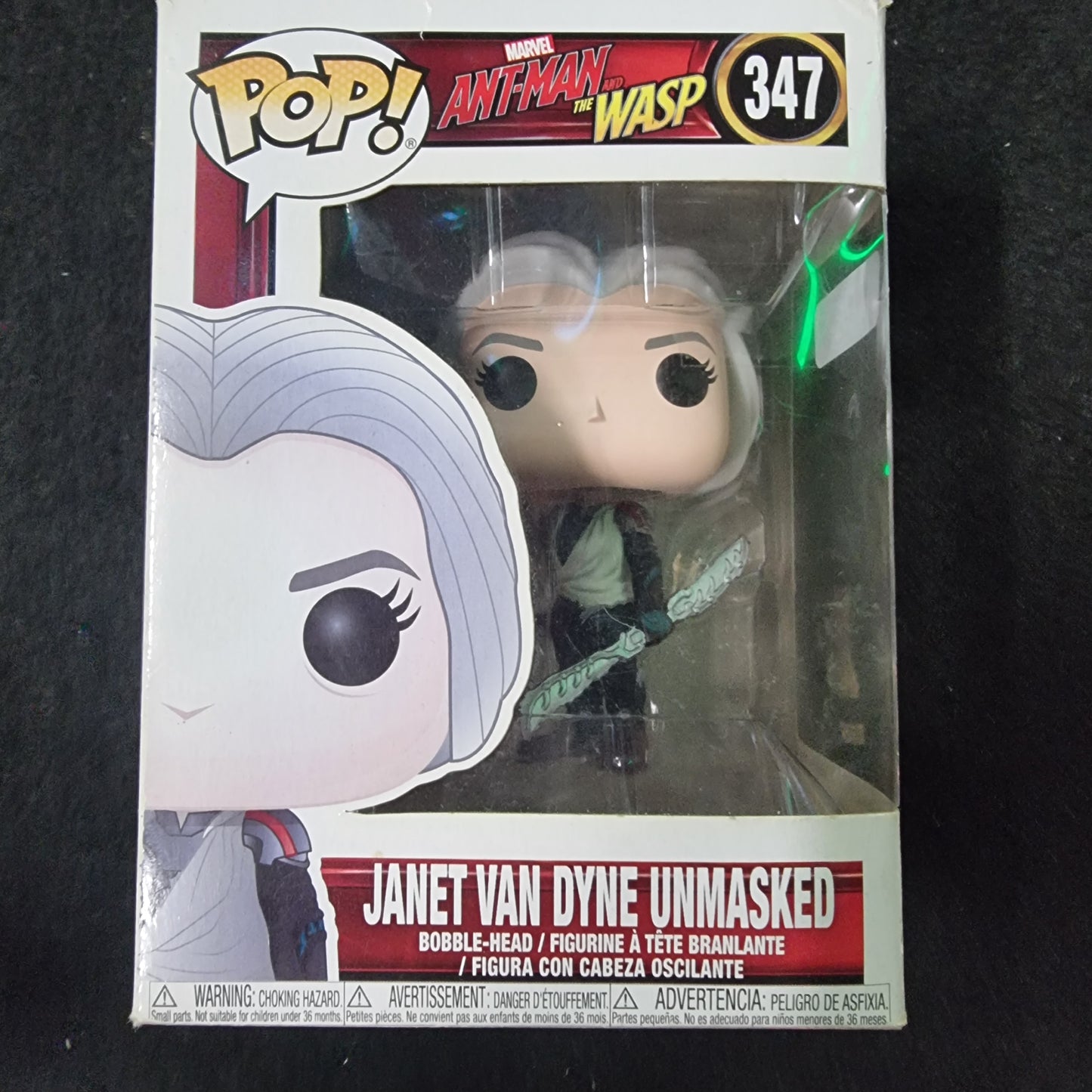 FUNKO POP MARVEL ANT-MAN AND THE WASP  JANET VAN DYNE UNMASKED #347