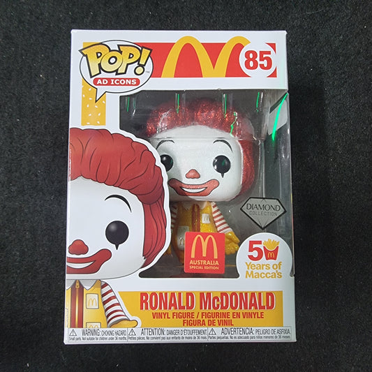 FUNKO POP RONALD McDONALD  #85 50 YEARS OF MACCA'S