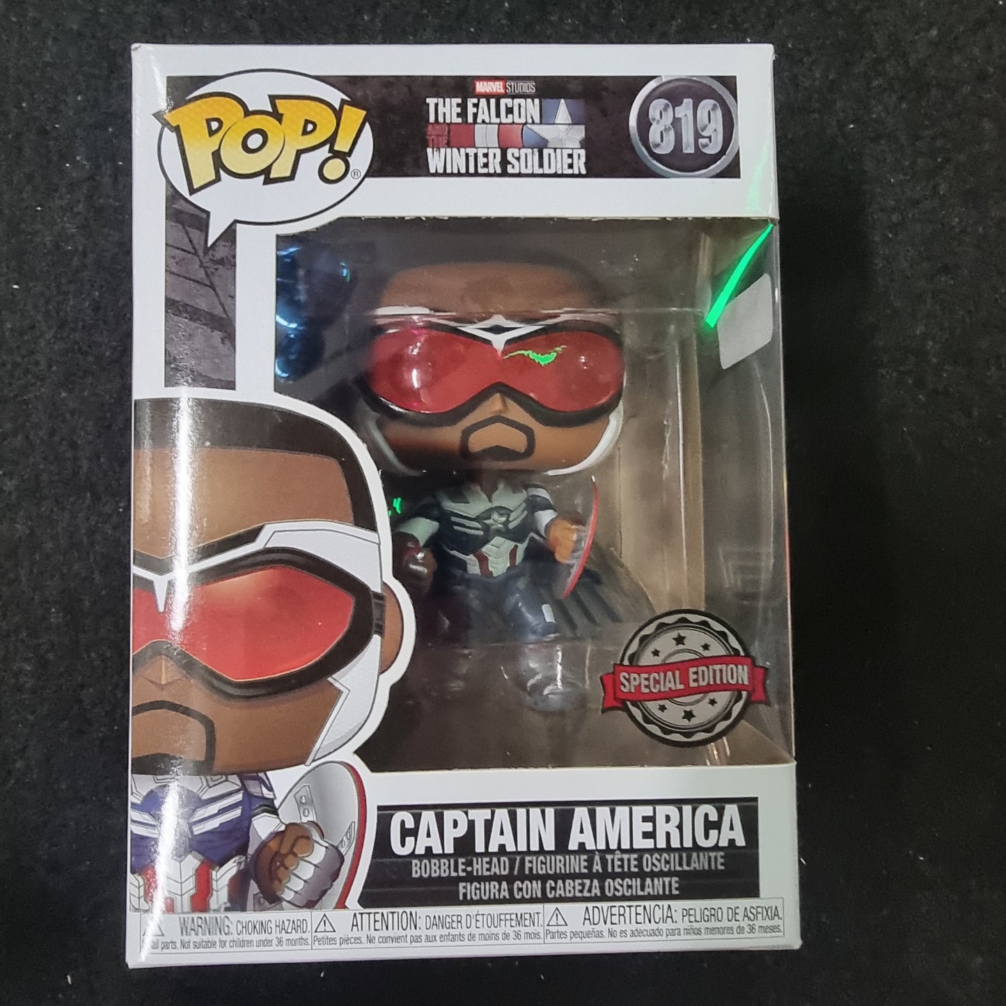 FUNKO POP MARVEL STUDIO THE FALCON WINTER SOLDIER CAPTAIN AMERICA SPECIAL EDITION #464