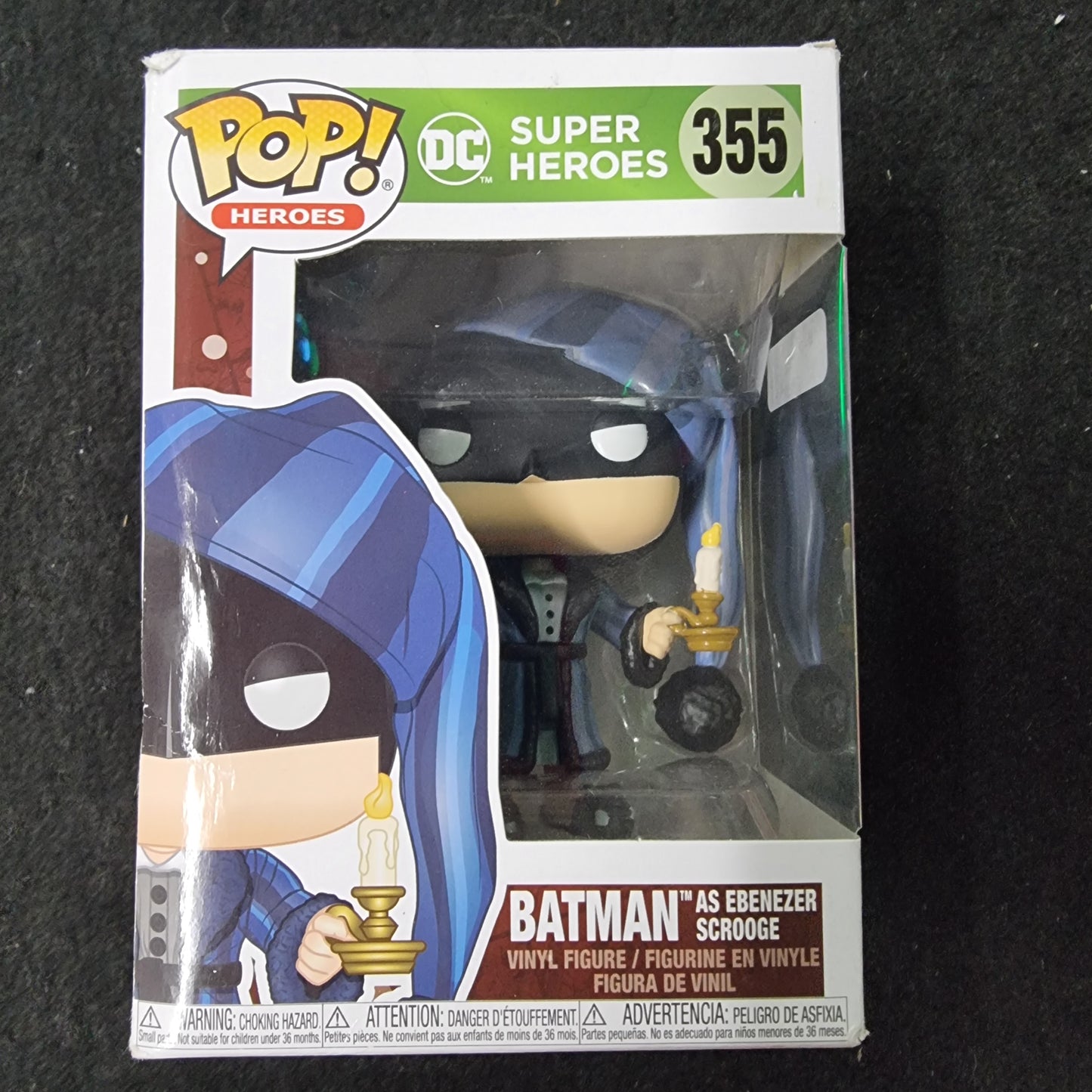 FUNKO POP DC SUPER HEROES BATMAN AS EBENEZER SCROOGE #355