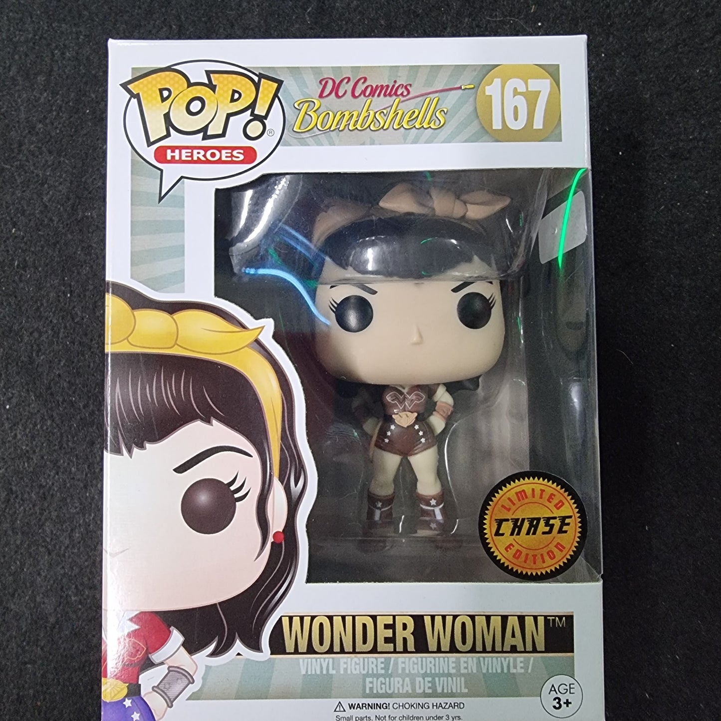 FUNKO POP DC BOMBSHELLS WONDER WOMAN LIMITED EDITION CHASE #167