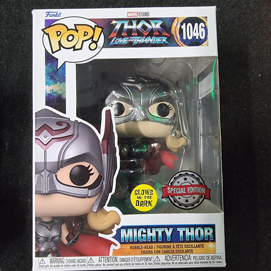 FUNKO POP MARVEL STUDIO LOVE AND THUNDER MIGHTY THOR SPECIAL EDITION #1046