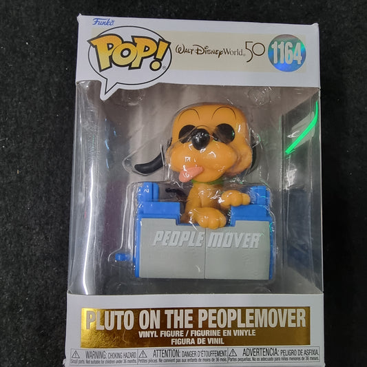 FUNKO POP WALT DISNEY WORLD 50 PLUTO ON THE PEOPLEMOVER #1164