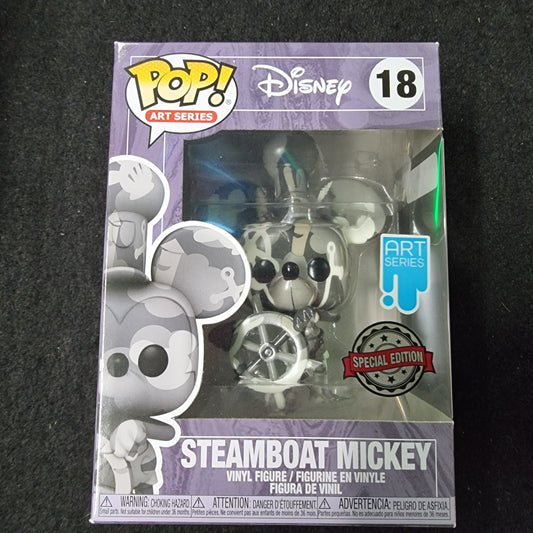 FUNKO POP DISNEY STEAMBOAT MICKEY SPECIAL EDITION ART SERIES #18