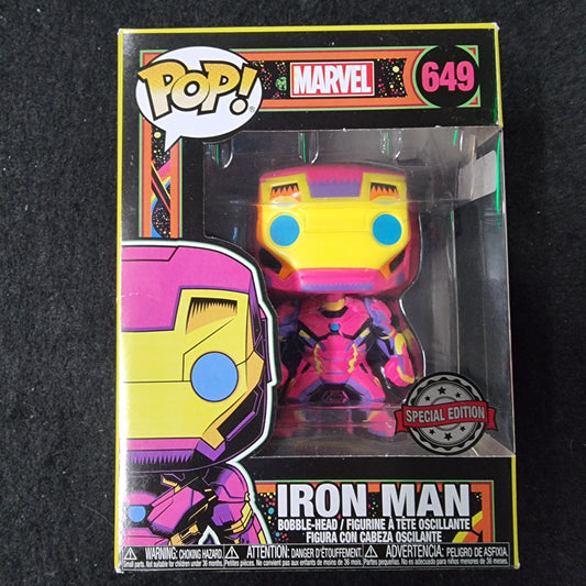 FUNKO POP MARVEL IRONMAN SPECIAL EDITION #649