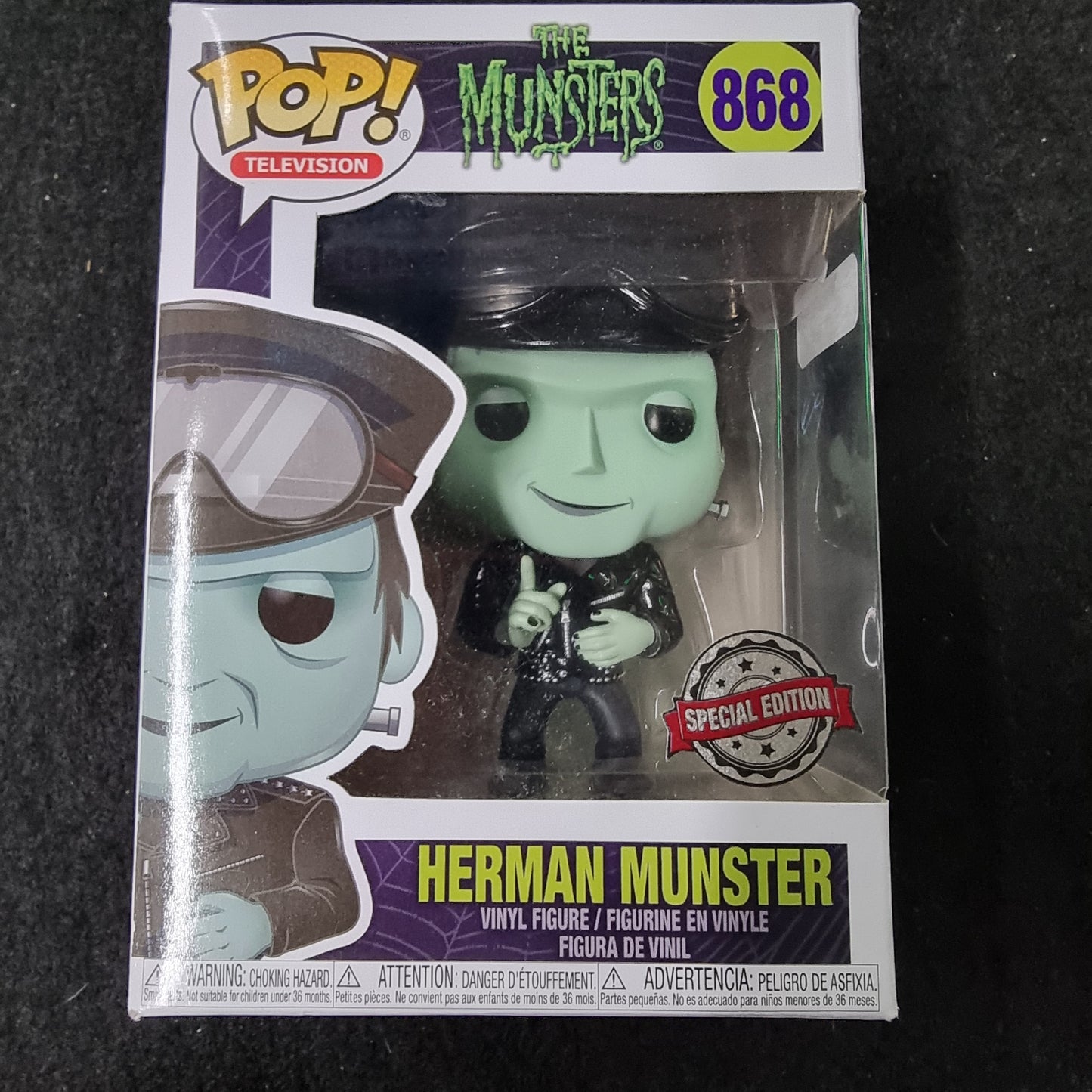 FUNKO POP THE MUNSTERS HERMAN MUNSTER SPECIAL EDITION #868