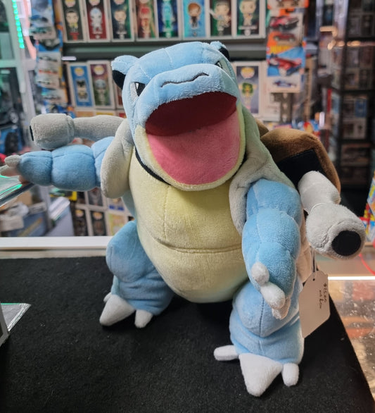 Pokemon Blastoise Deluxe Plush TOMY Pre Owned