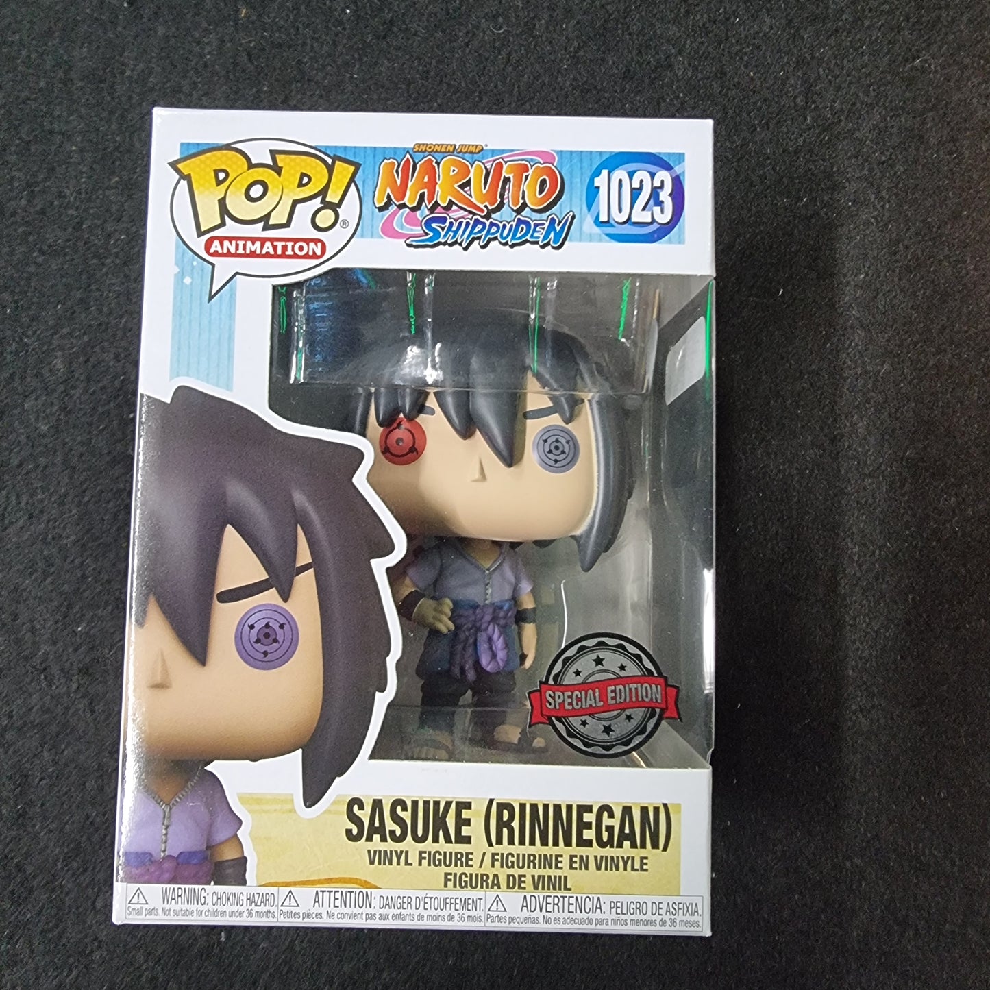 FUNKO POP NARUTO SHIPPUDEN NARUTO SASUKE (RINNEGAN) SPECIAL EDITION ) #1023