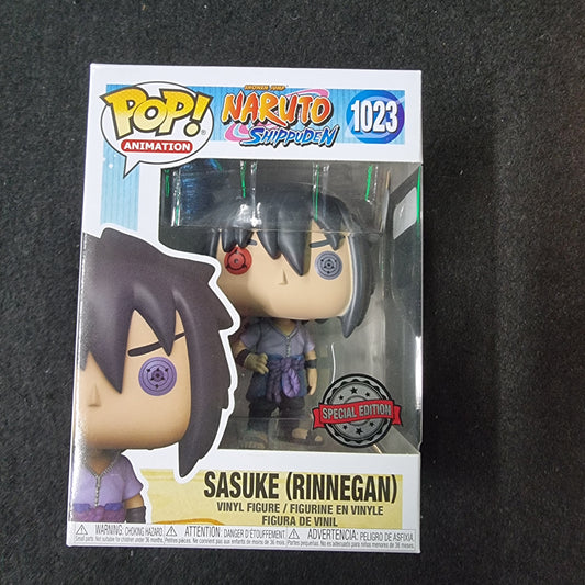 FUNKO POP NARUTO SHIPPUDEN NARUTO SASUKE (RINNEGAN) SPECIAL EDITION ) #1023