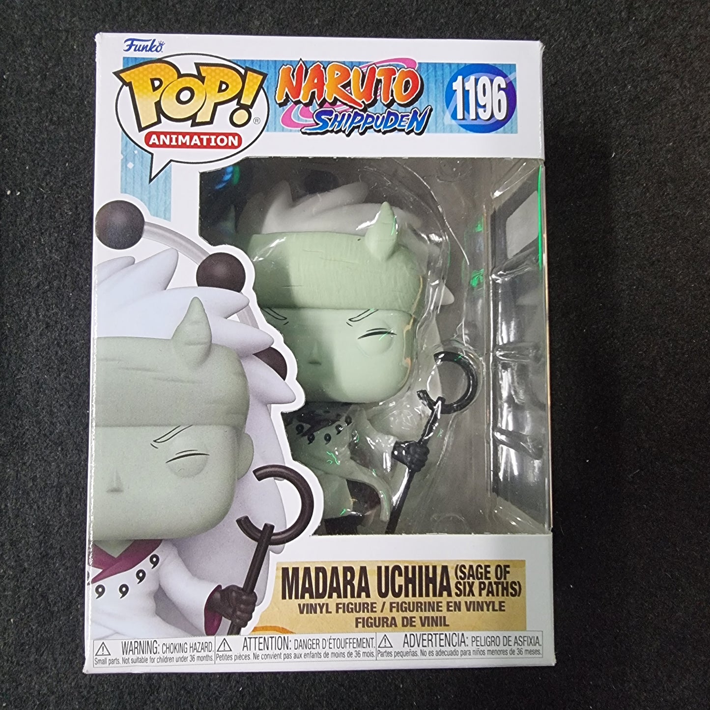 FUNKO POP NARUTO SHIPPUDEN NARUTO MADARA UCHIHA (SAGE OF SIX PATHS) #1196