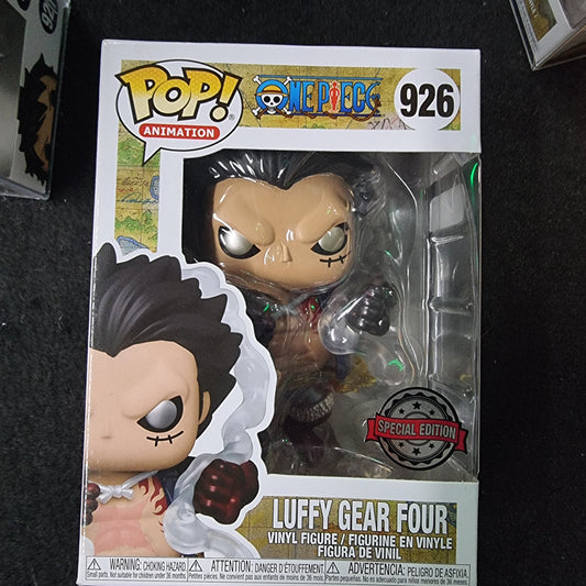 FUNKO POP ONE PIECE LUFFY GEAR FOUR SPECIAL EDITION #926